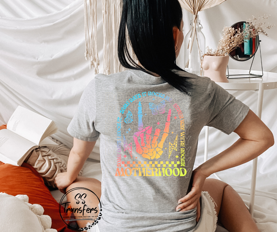Rockin' Motherhood (Mulitple Colors) DTF Transfer