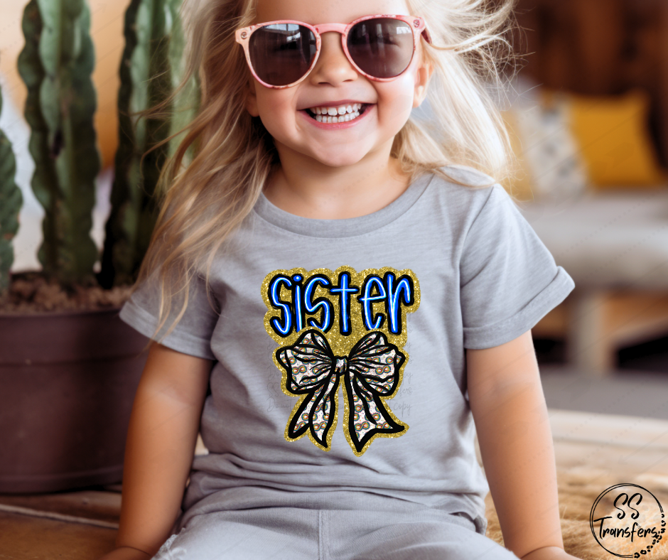 Infinity Symbol Bow Autism Names (Multiple Choices) DTF Transfer