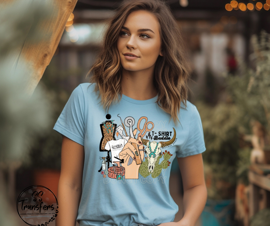 T-Shirt Baddie DTF Transfer