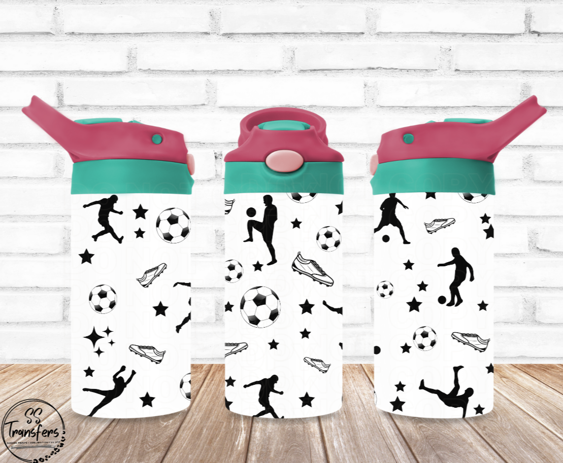 Soccer Things 12oz Sippy/Flip Top Tumbler UV Wrap
