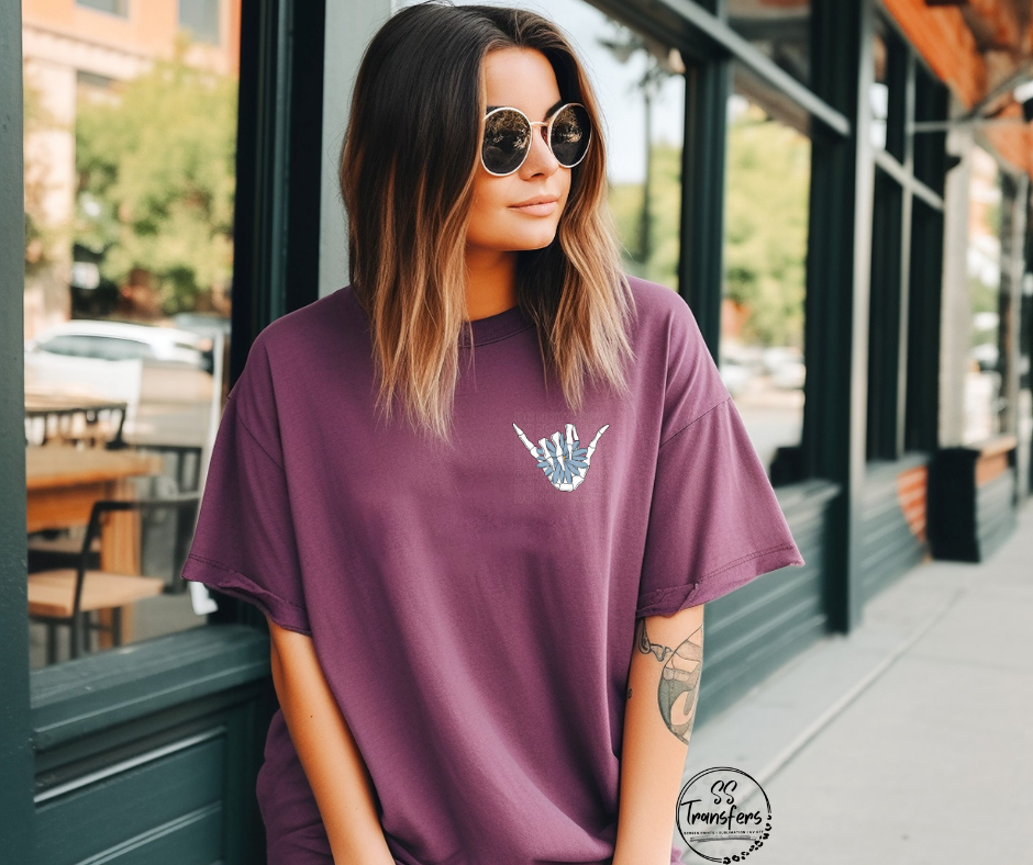 Skelly w/Flower Pocket DTF Transfer