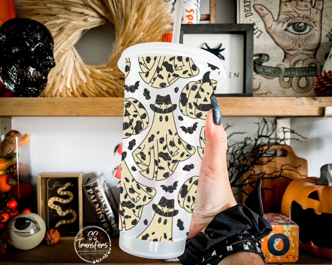 Cowboy Ghosts Cold Cup UV Wrap