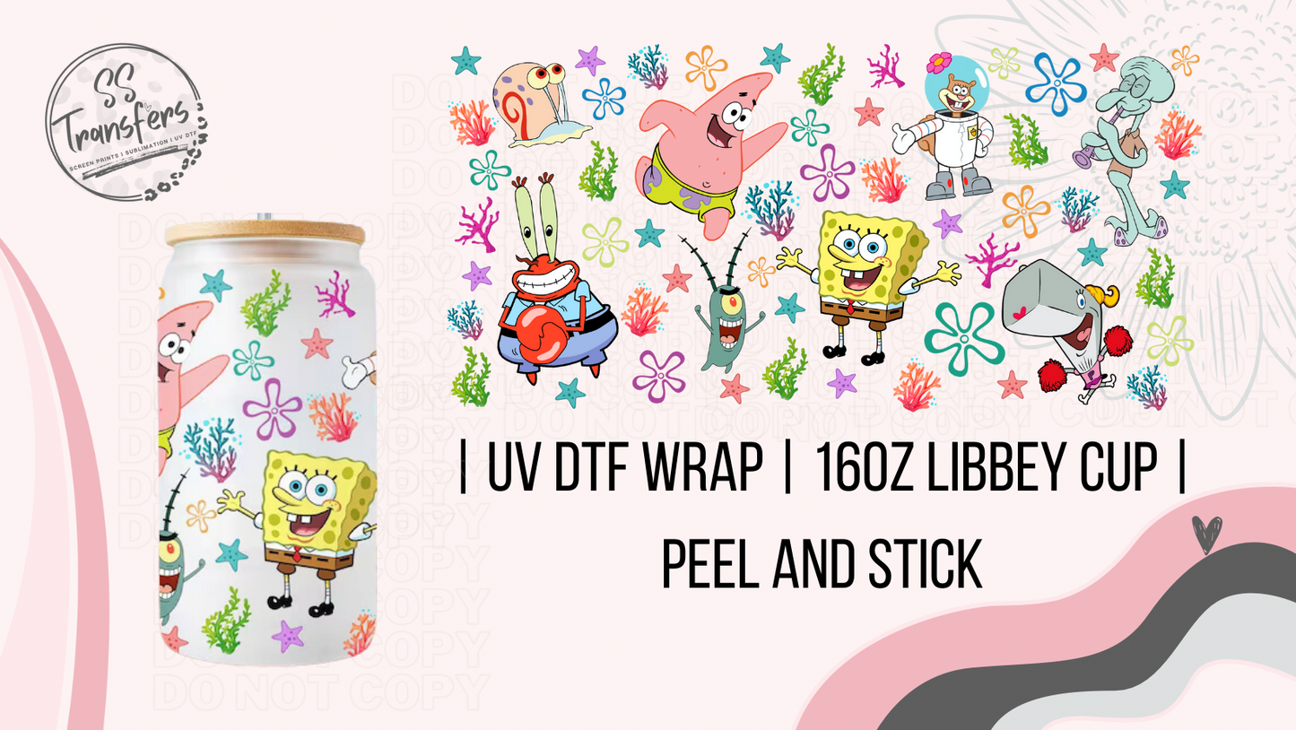 Under The Sea Friends Libbey UV Wrap