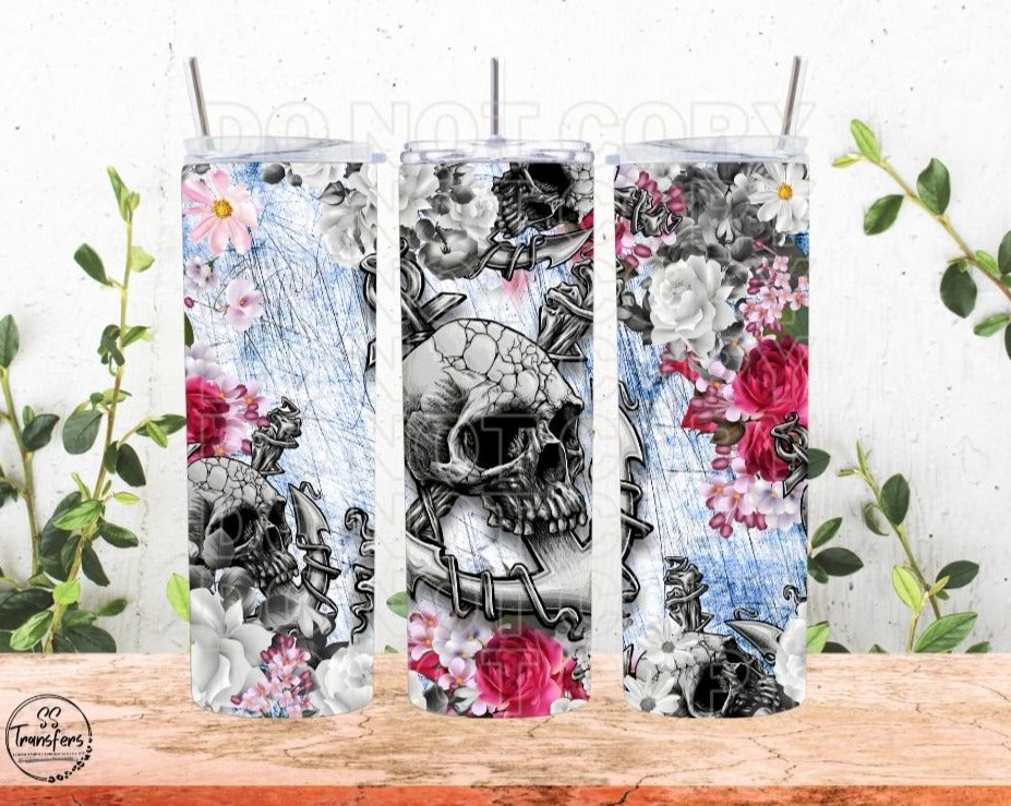 Skull & Anchors Sub Tumbler Transfer