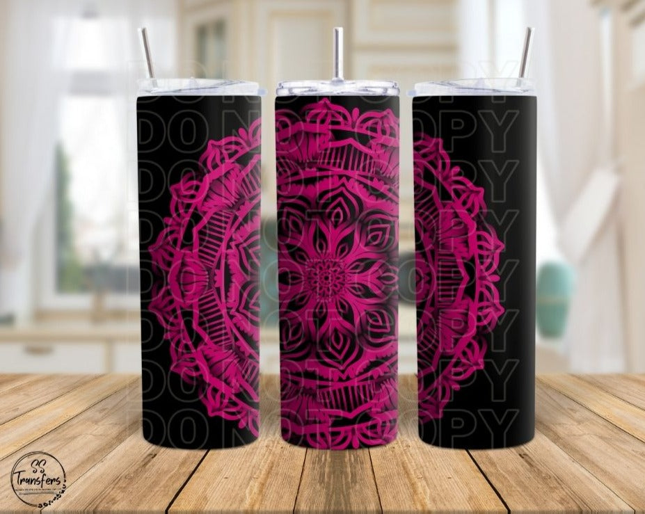 Mandala Sub Tumbler Transfer