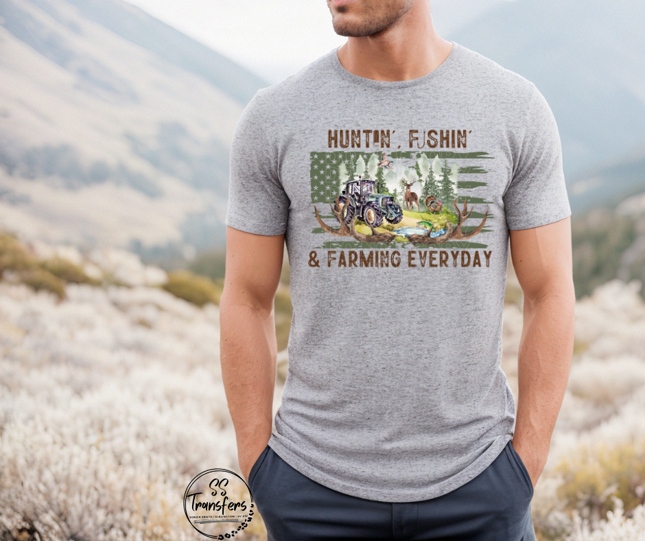 Farming Everyday DTF Transfer