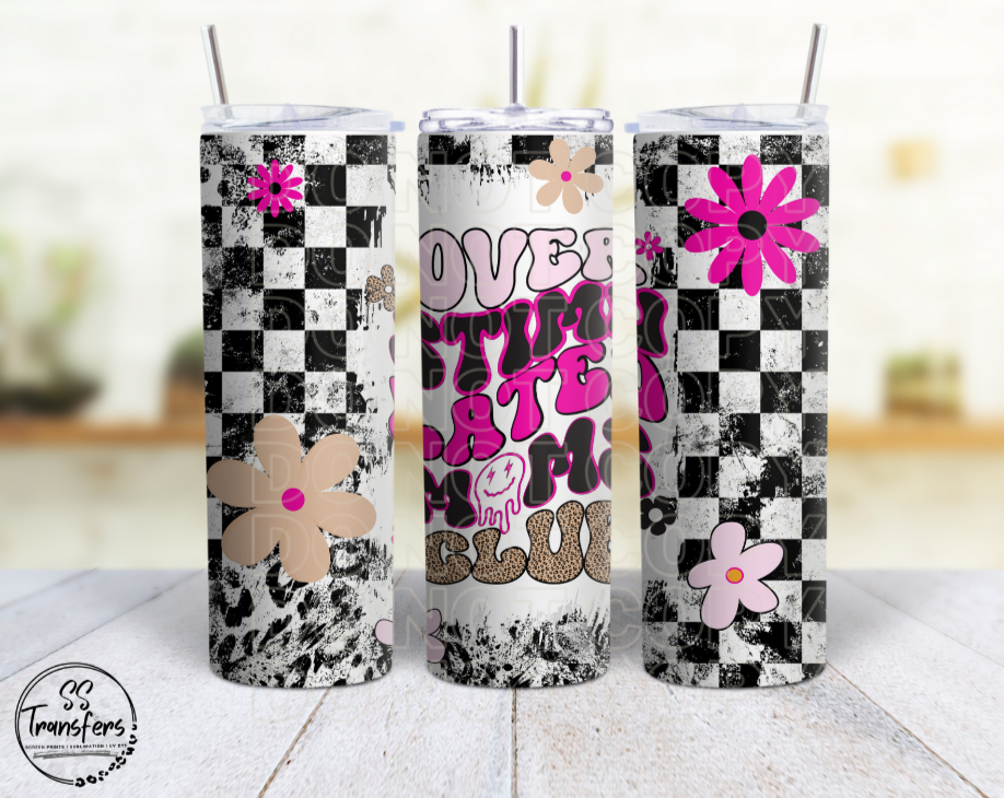 Overstimulated Moms Club Sub Tumbler Transfer