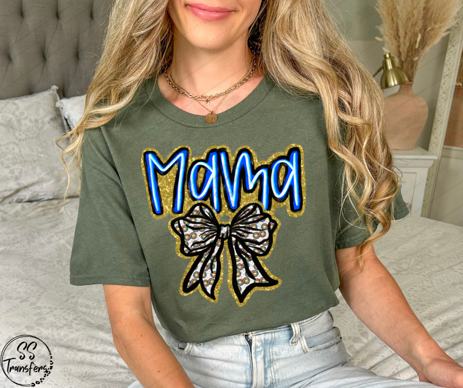 Infinity Symbol Bow Autism Names (Multiple Choices) DTF Transfer
