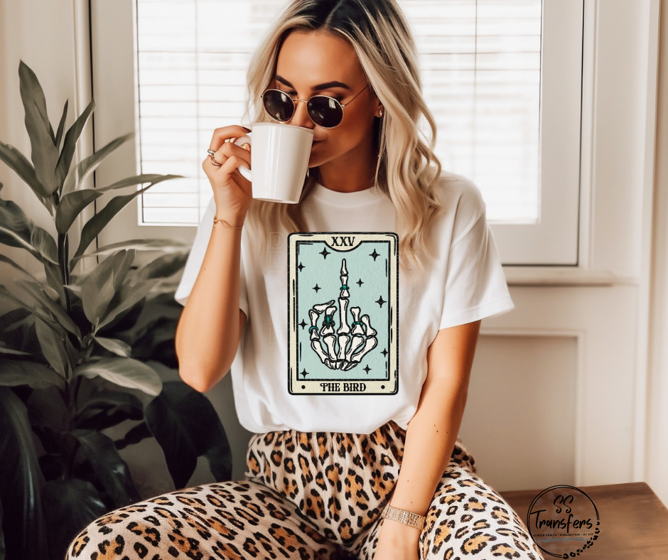 Middle Finger Tarot DTF Transfer