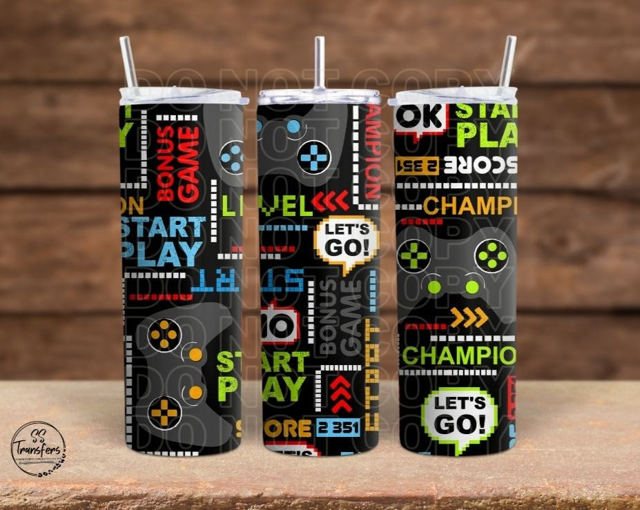 Gamer Sub Tumbler Transfer