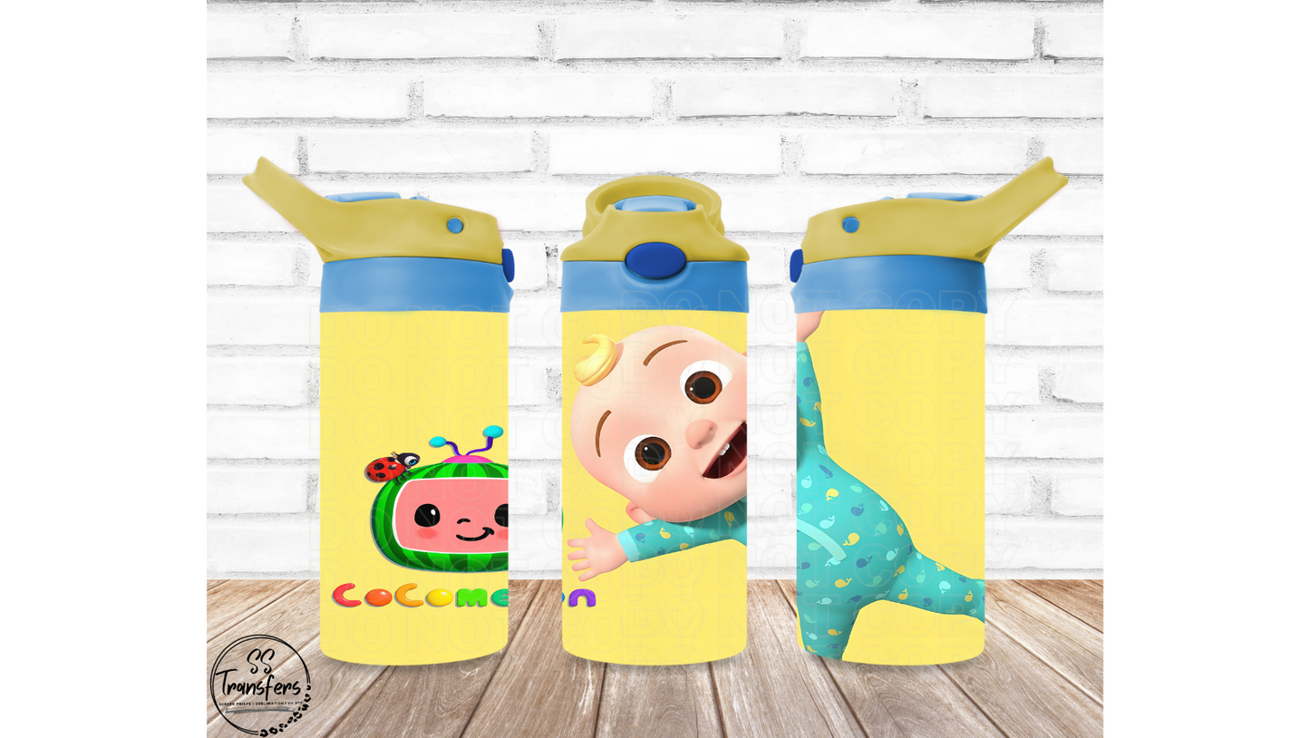 Coco (Multiple Options) 12oz Sippy/Flip Top Tumbler Sublimation Transfer