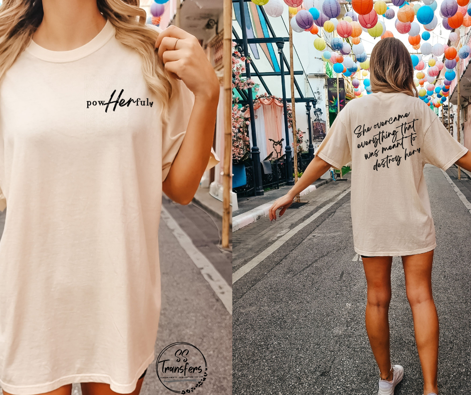 PoweHERful (pocket included) DTF Transfer