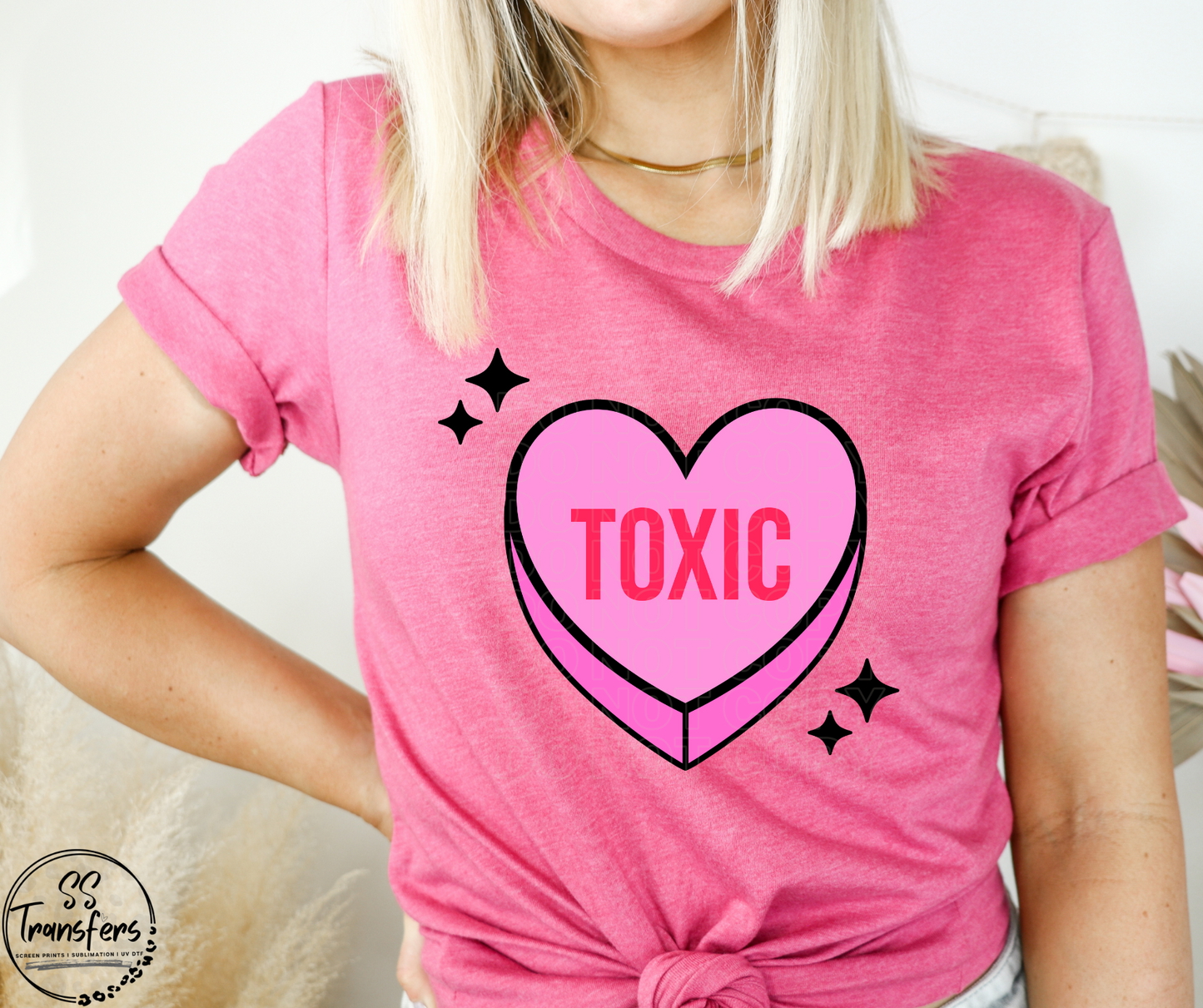 Toxic Heart DTF Transfer