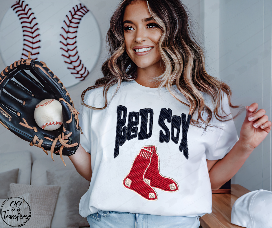 Pro Baseball Faux Embroidered (All Pro Teams Avail.) DTF Transfer