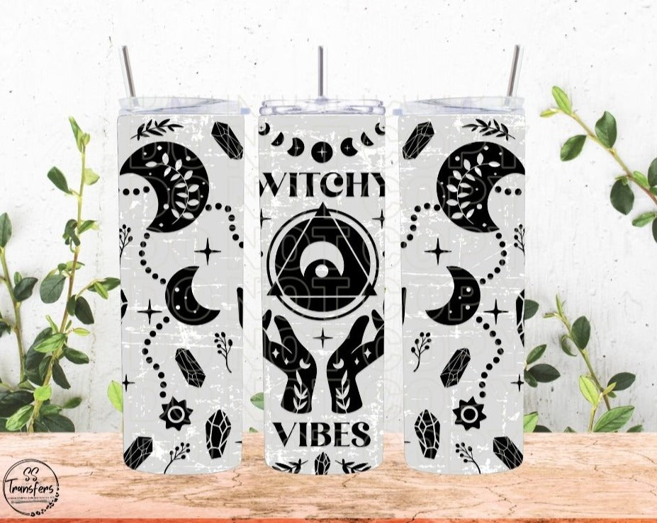 Witchy Vibes Sub Tumbler Transfer