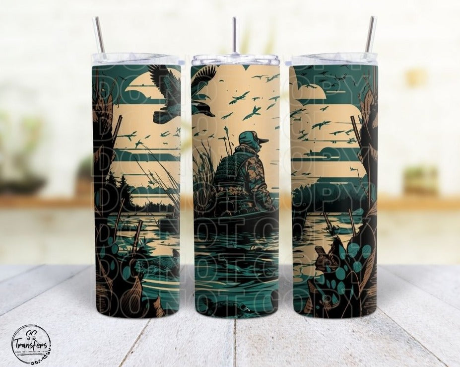 Duck Huntin' Sub Tumbler Transfer