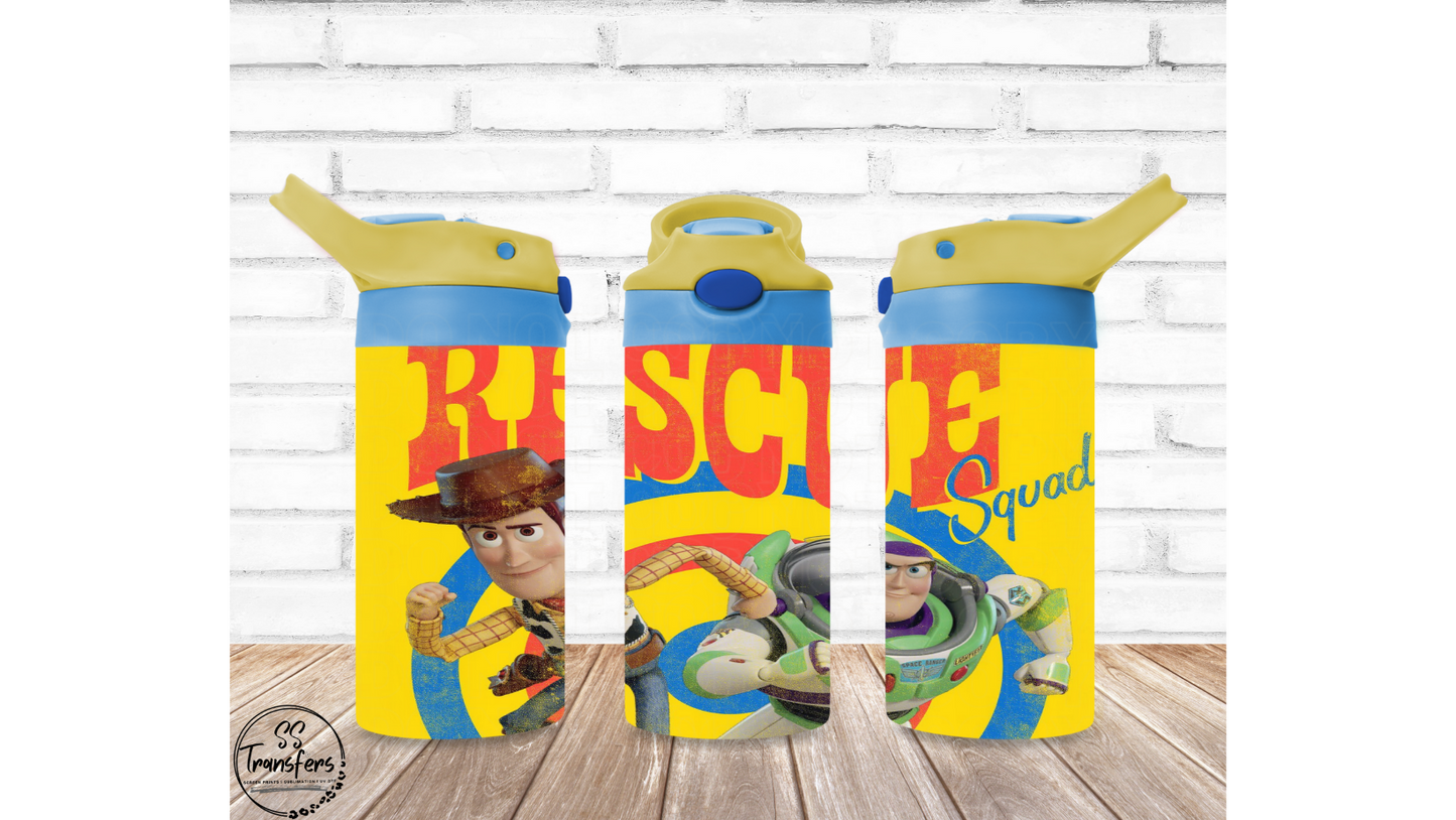 Rescue Squad 12oz Sippy/Flip Top Tumbler Sublimation Transfer