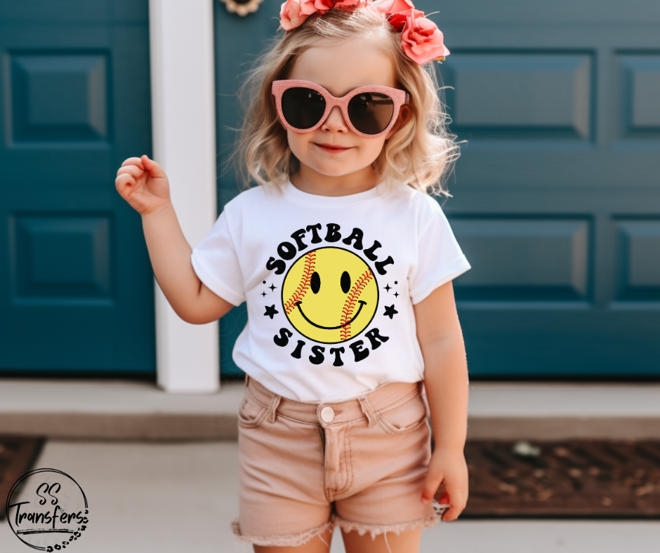 Softball Sister DTF Transfer