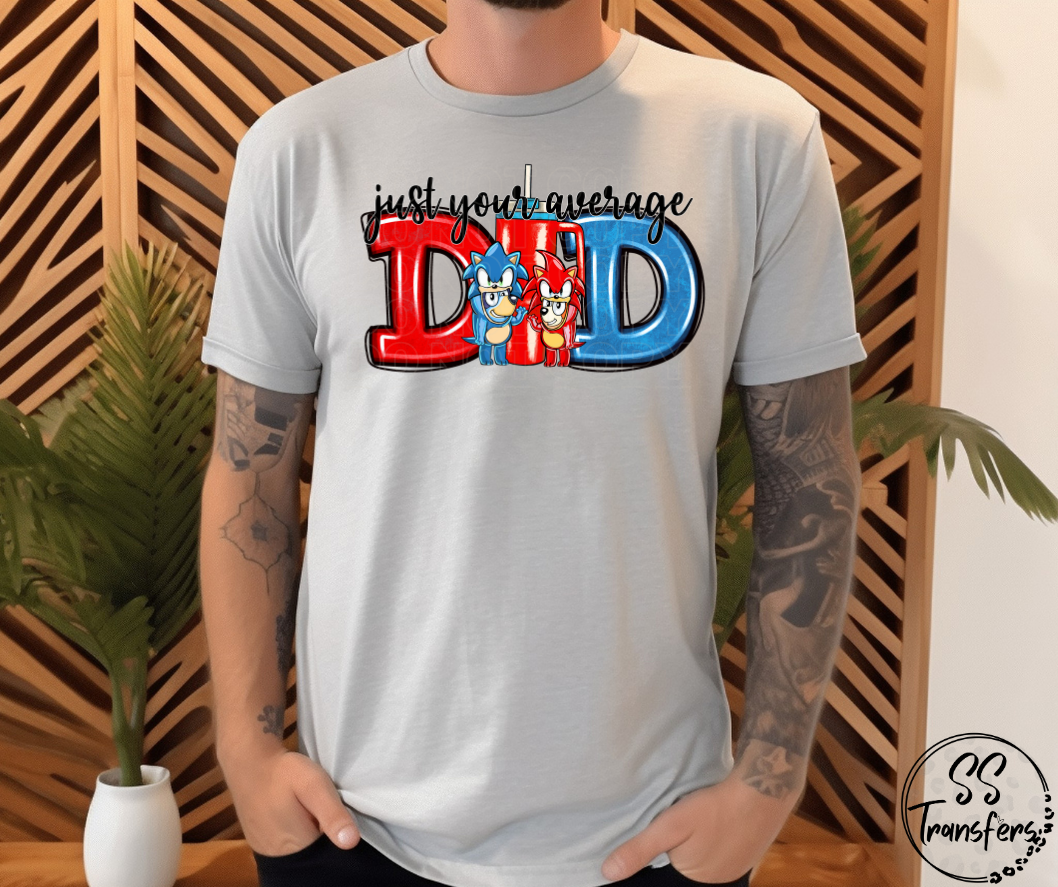 Just Your Average Dad DTF Transfer