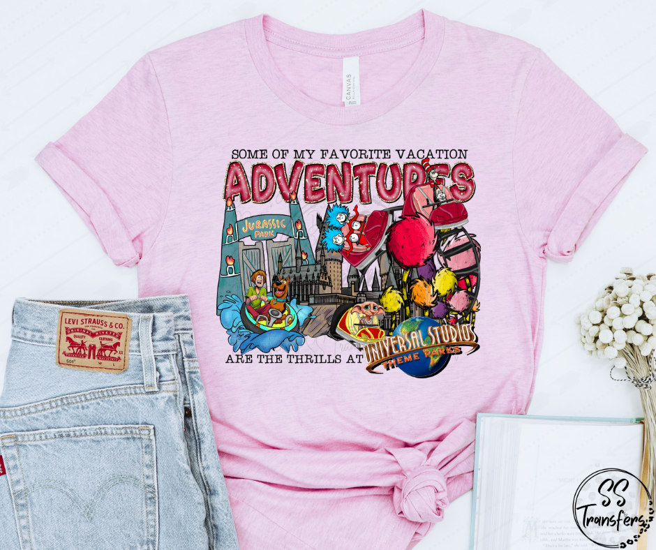 Thrills at U Studios DTF Transfer