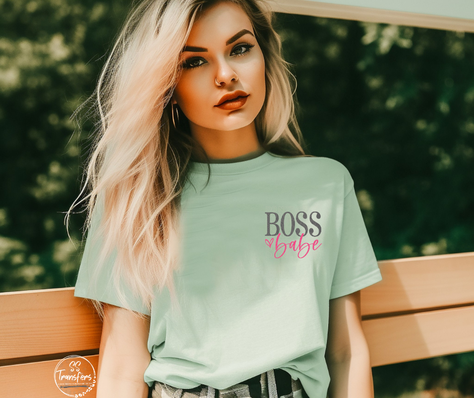 Boss Babe Pocket DTF Transfer