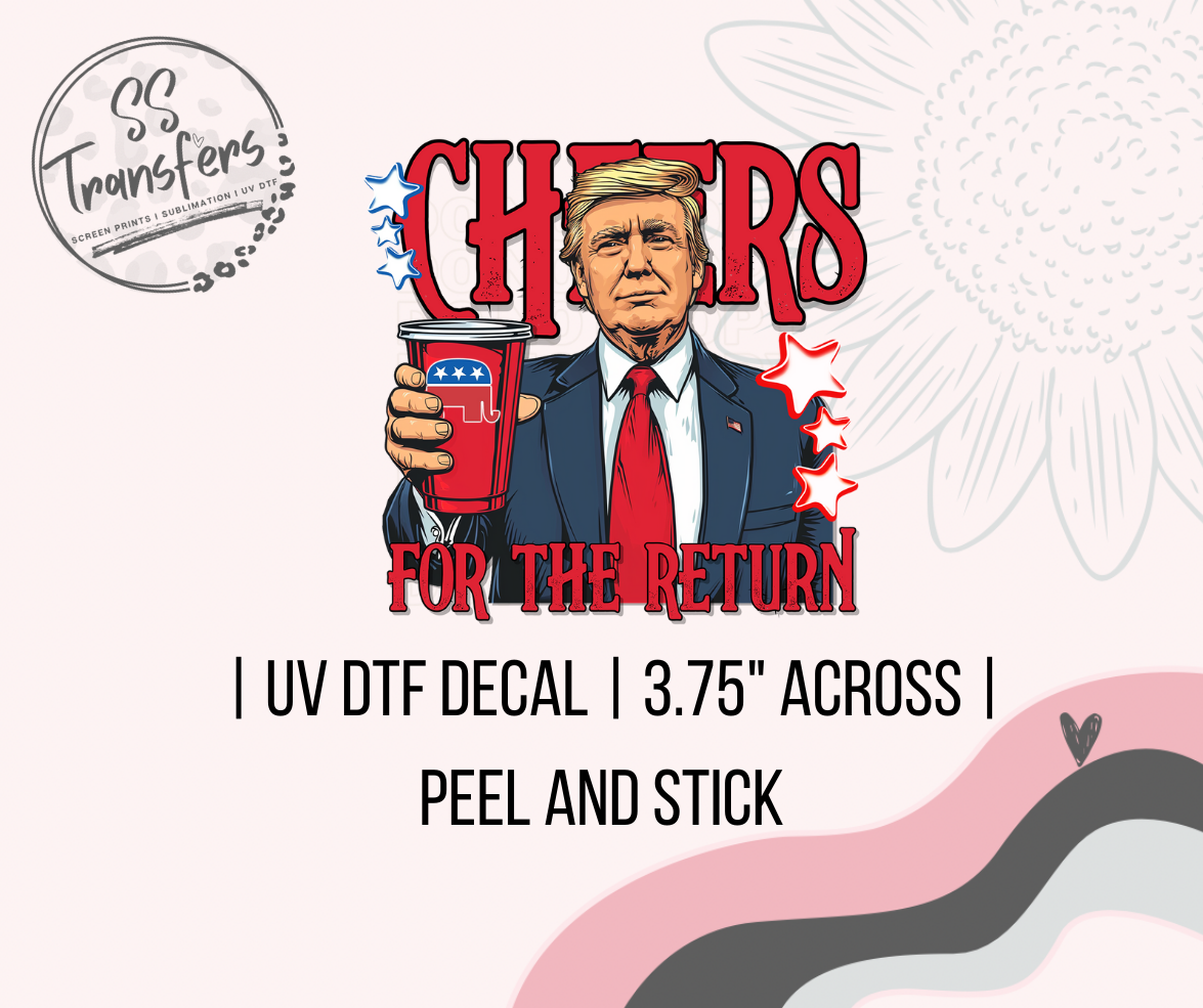 Cheers UV Decal