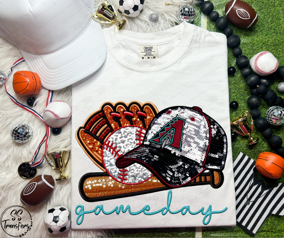 Pro Baseball Gameday Hat (All Pro Teams Avail.) DTF Transfer