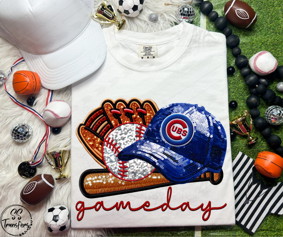 Pro Baseball Gameday Hat (All Pro Teams Avail.) DTF Transfer