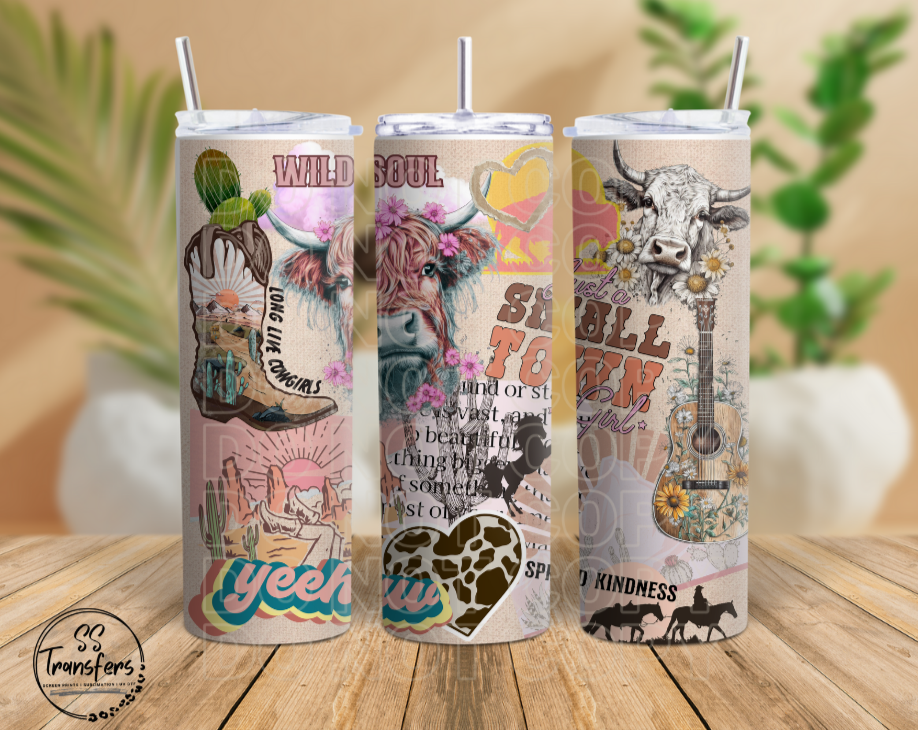 Western Sub Tumbler Transfer