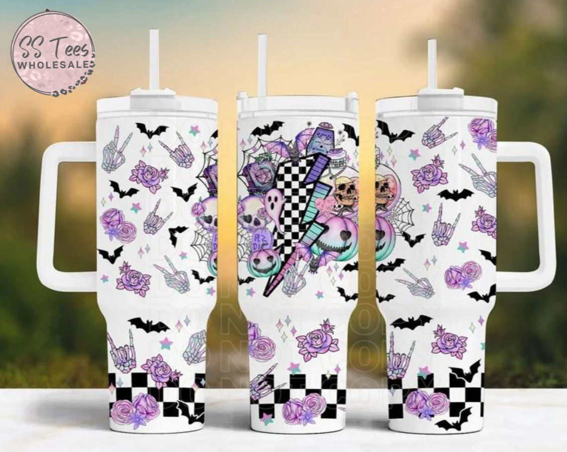 Retro Spooky 40oz UV Wrap