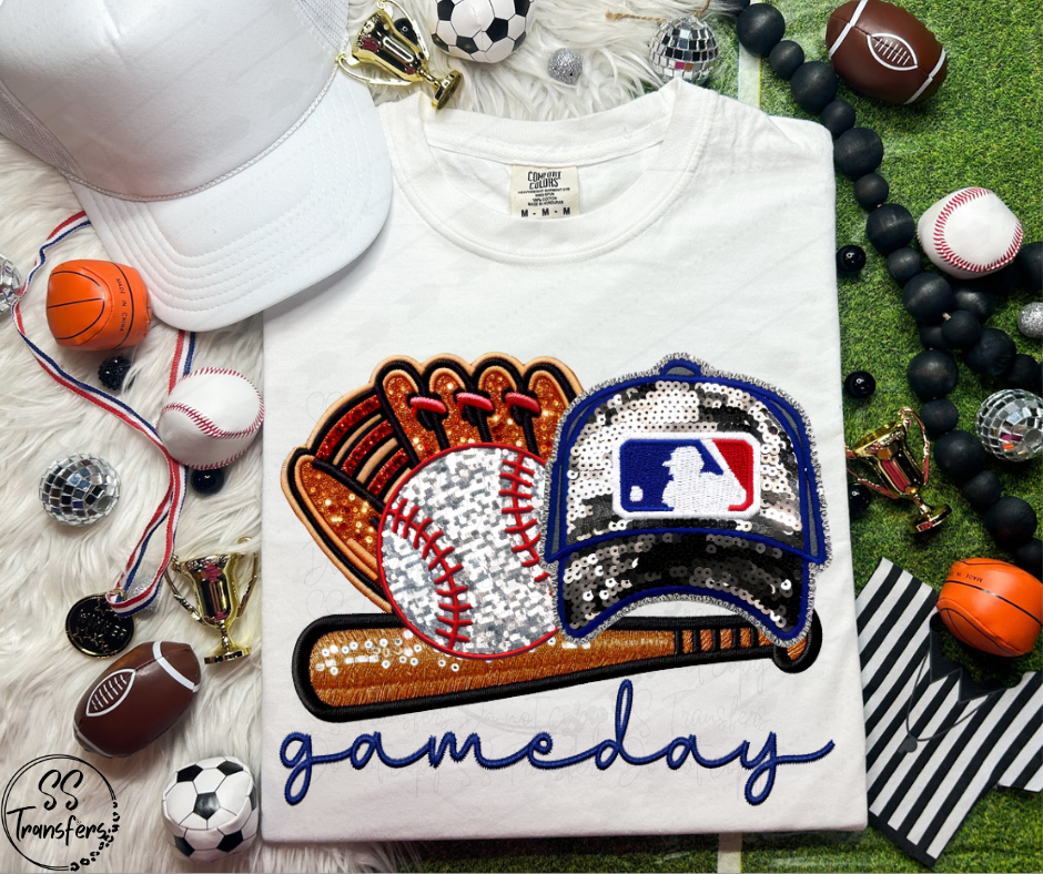 Pro Baseball Gameday Hat (All Pro Teams Avail.) DTF Transfer