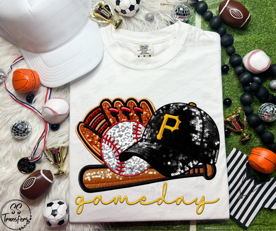 Pro Baseball Gameday Hat (All Pro Teams Avail.) DTF Transfer