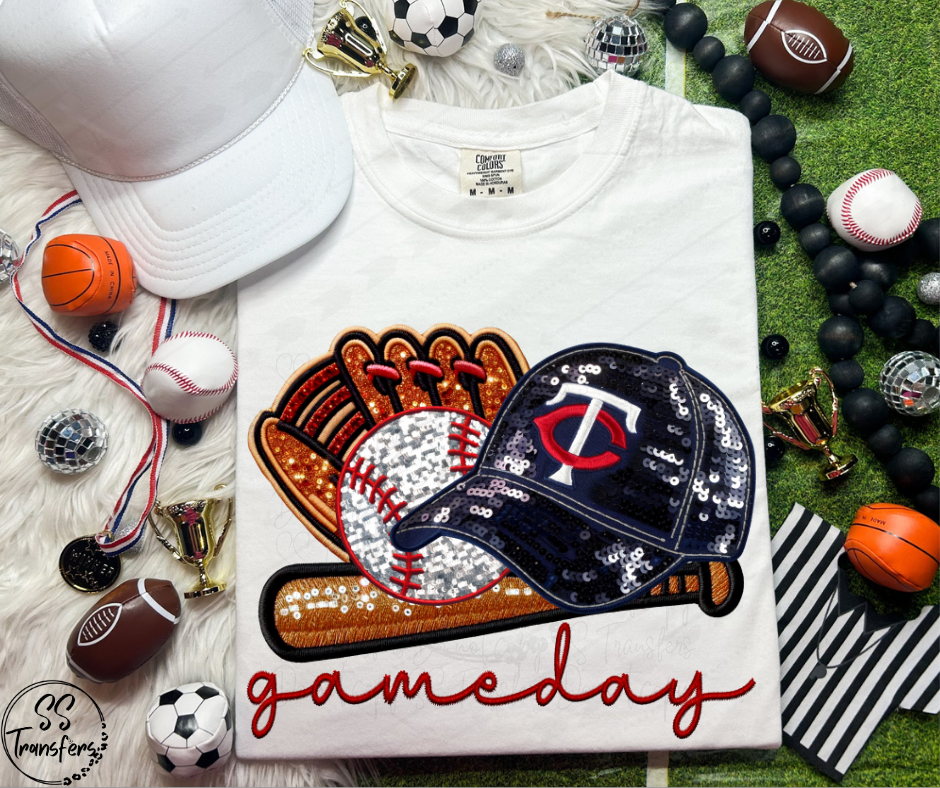 Pro Baseball Gameday Hat (All Pro Teams Avail.) DTF Transfer