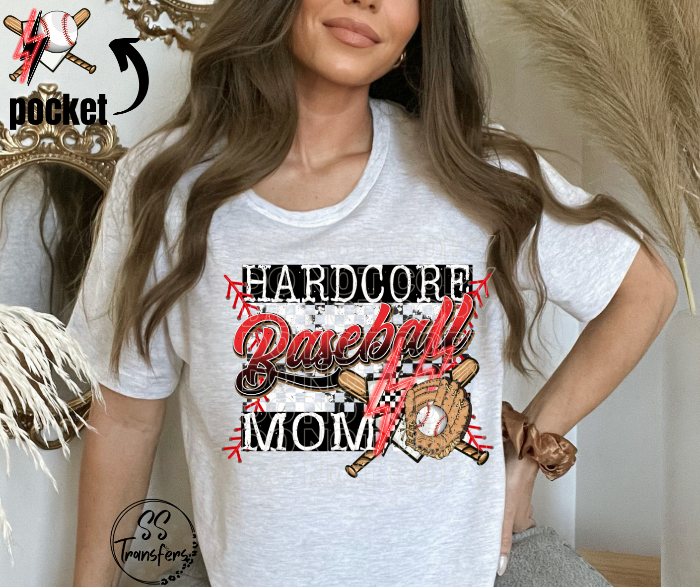 Hardcore (Multiple Choices) Mom DTF Transfer