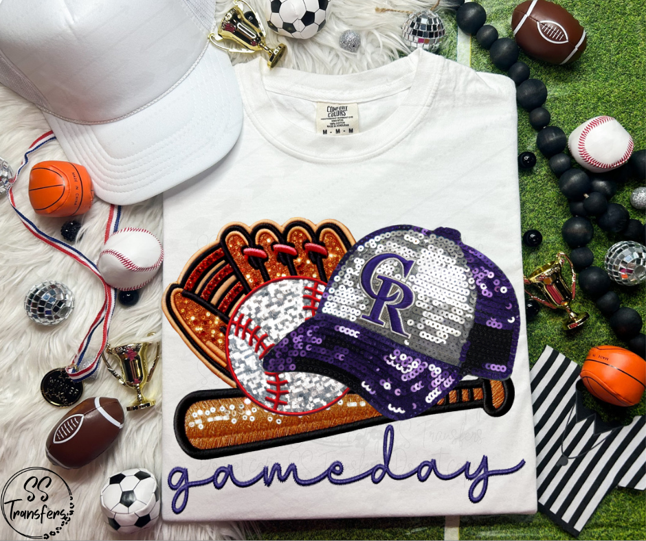 Pro Baseball Gameday Hat (All Pro Teams Avail.) DTF Transfer