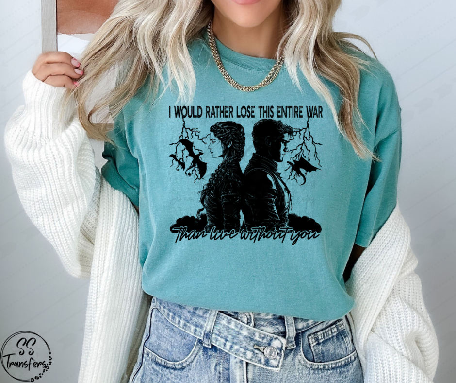 Live Without You DTF Transfer