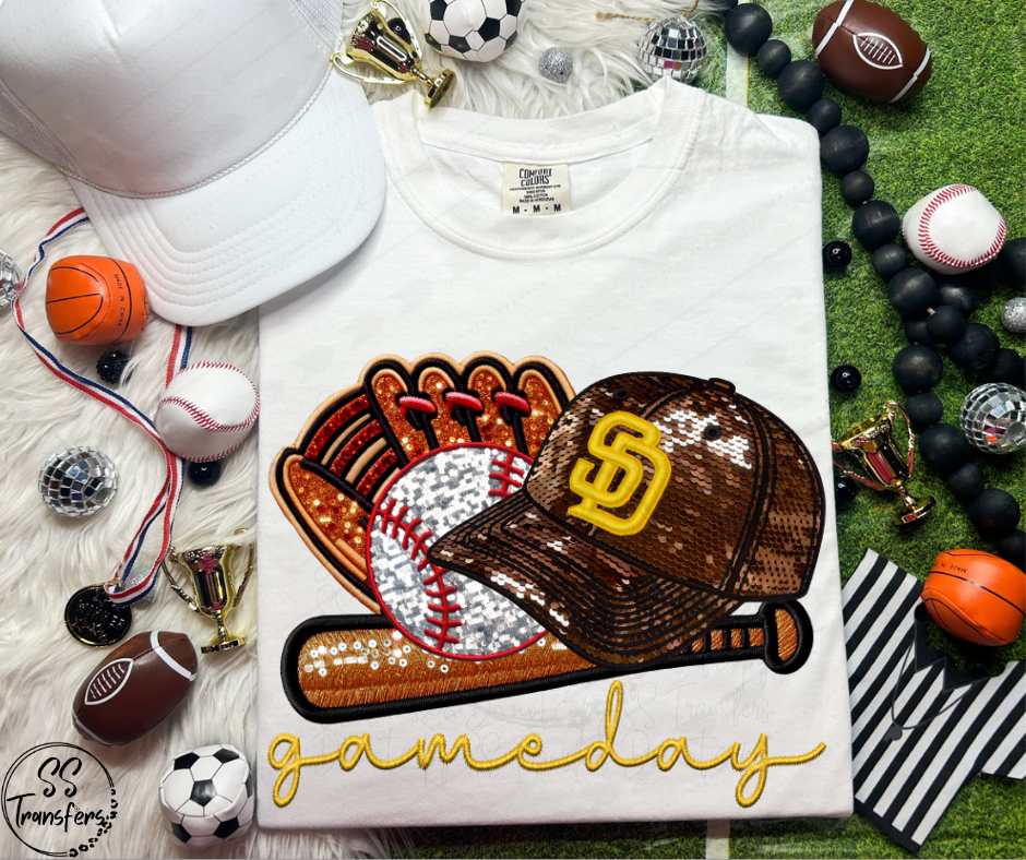 Pro Baseball Gameday Hat (All Pro Teams Avail.) DTF Transfer