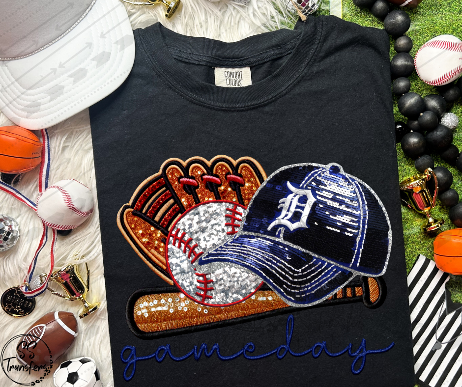 Pro Baseball Gameday Hat (All Pro Teams Avail.) DTF Transfer