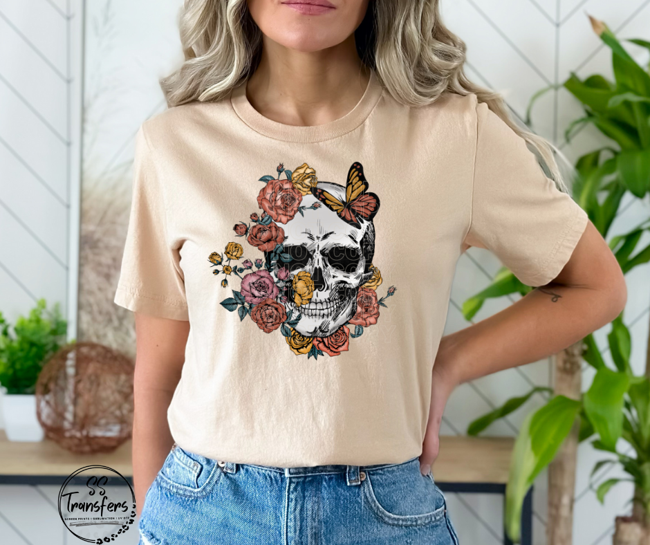 Beautiful Skelly DTF Transfer