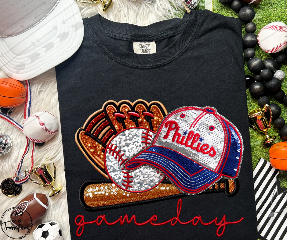 Pro Baseball Gameday Hat (All Pro Teams Avail.) DTF Transfer