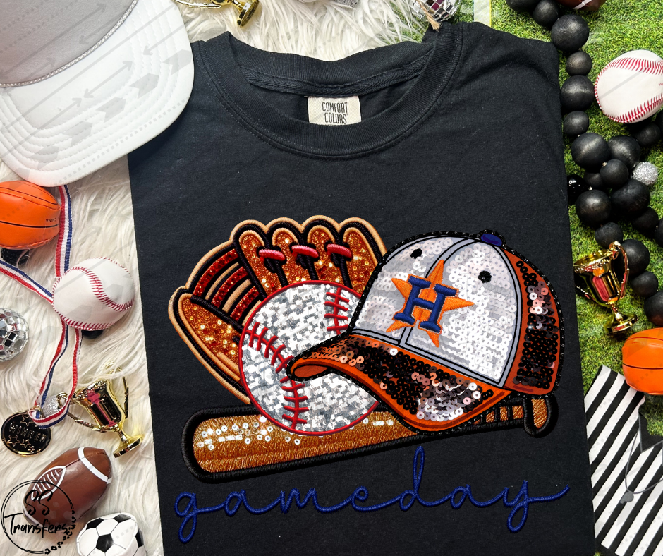 Pro Baseball Gameday Hat (All Pro Teams Avail.) DTF Transfer