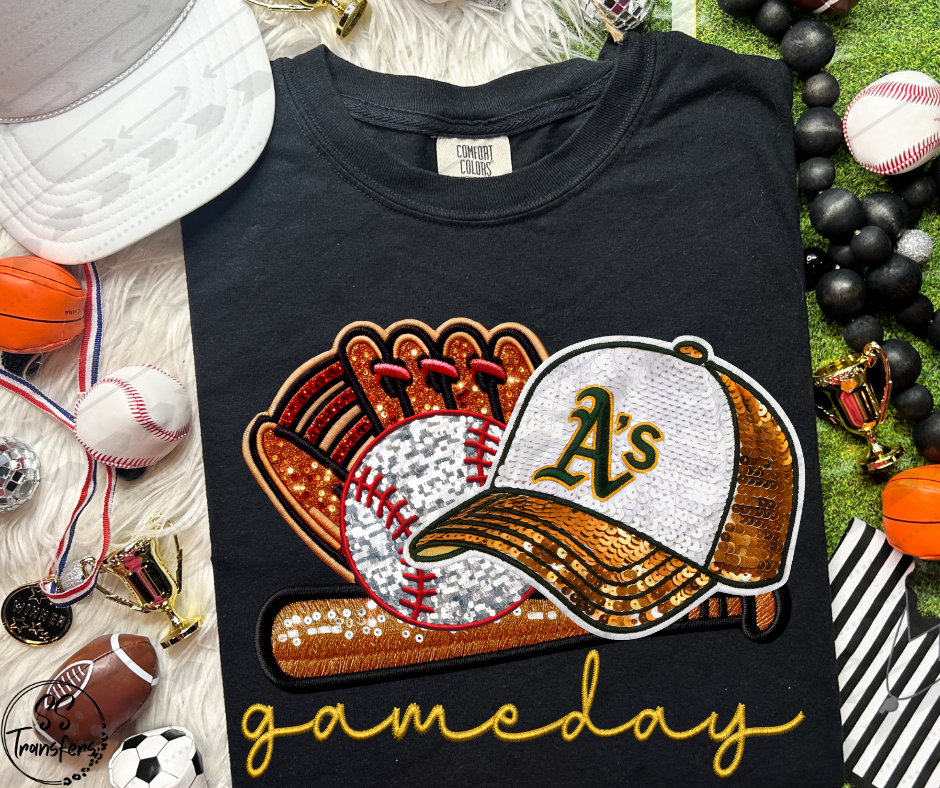 Pro Baseball Gameday Hat (All Pro Teams Avail.) DTF Transfer