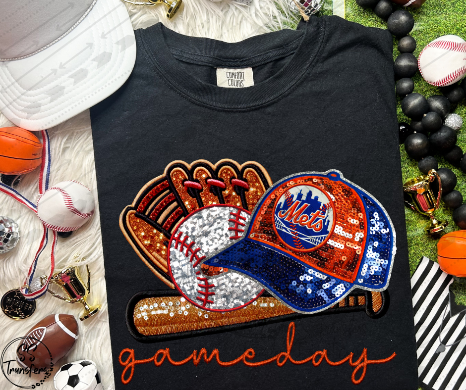 Pro Baseball Gameday Hat (All Pro Teams Avail.) DTF Transfer