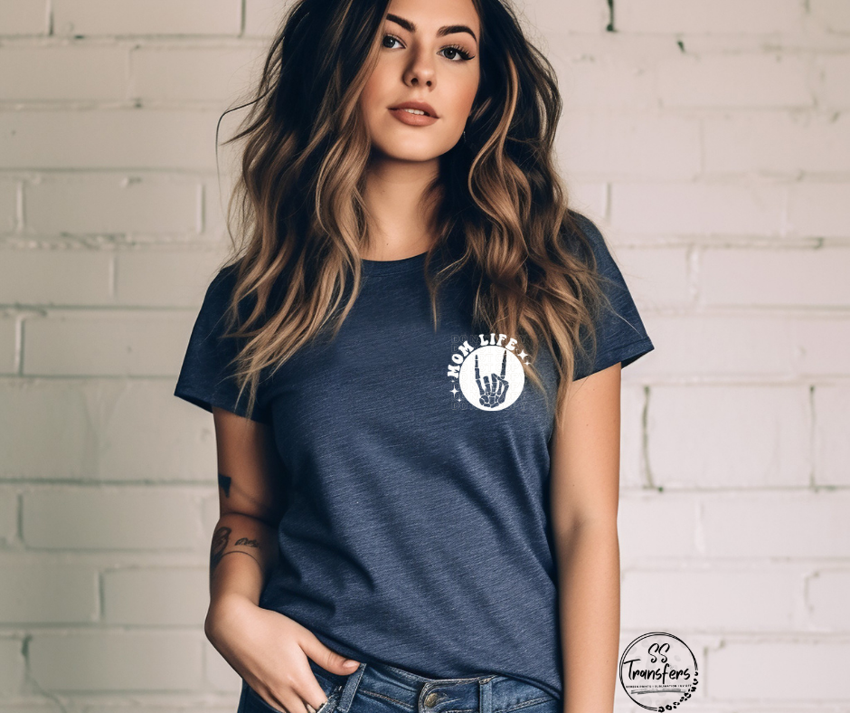 Mom Life (Multiple Colors) Pocket DTF Transfer