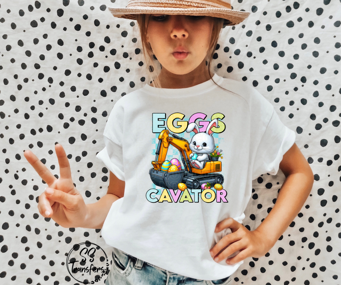 Eggscavator DTF Transfer