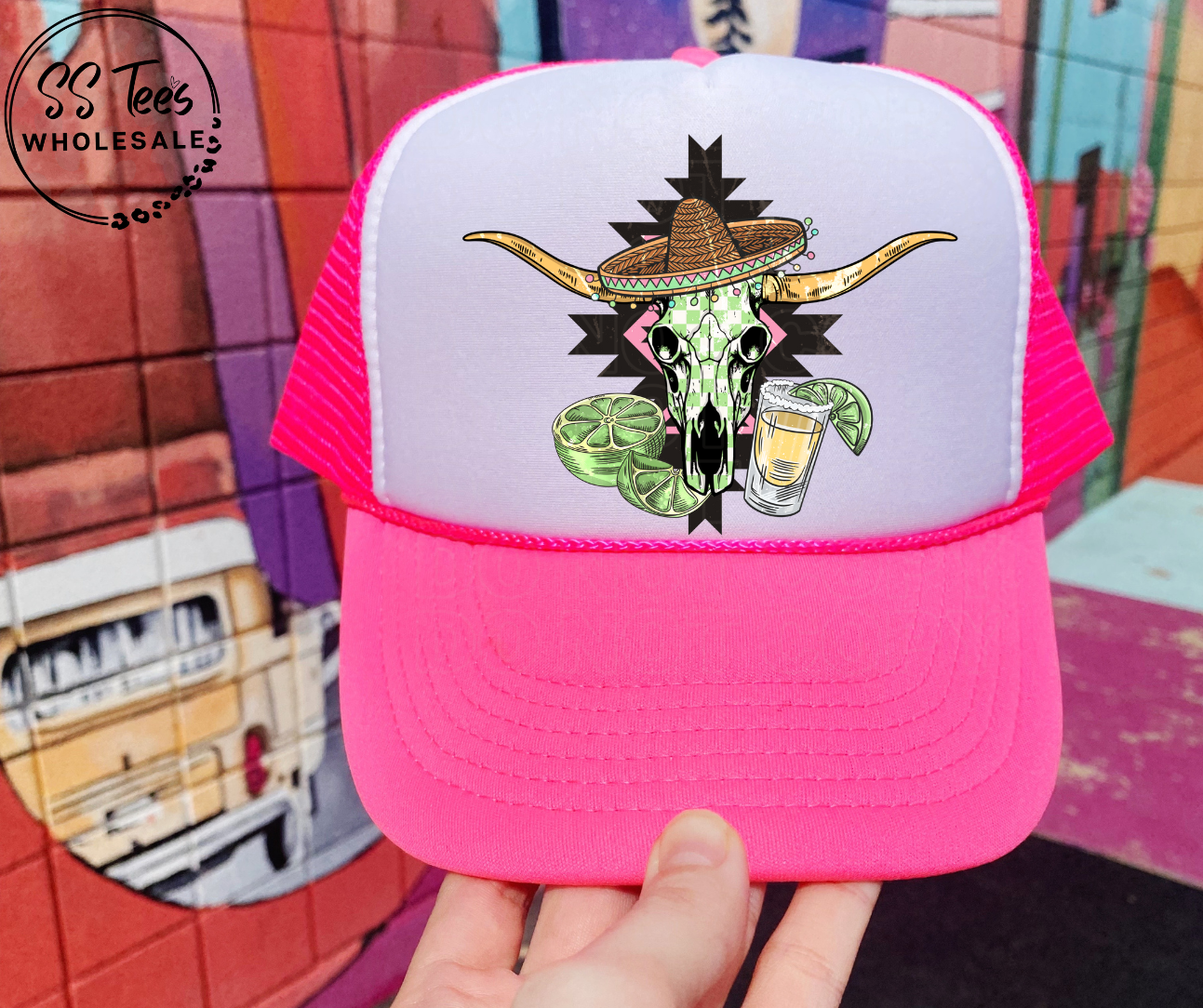 Aztec Longhorn Hat DTF/Sub Transfer
