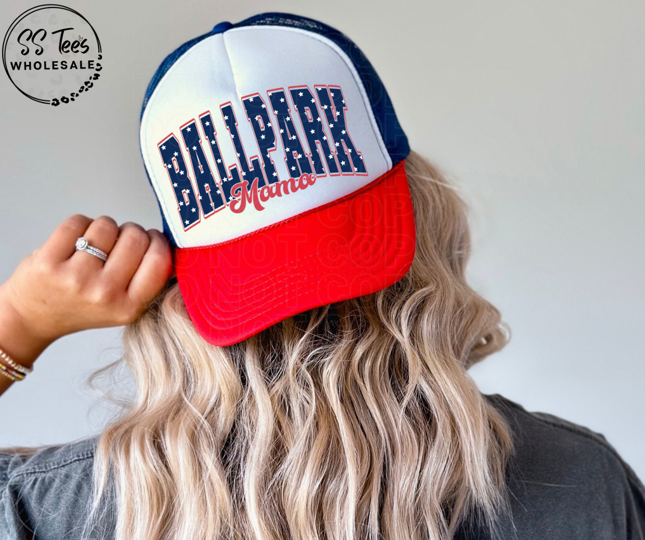 Ballpark Mama Foam Trucker Hat