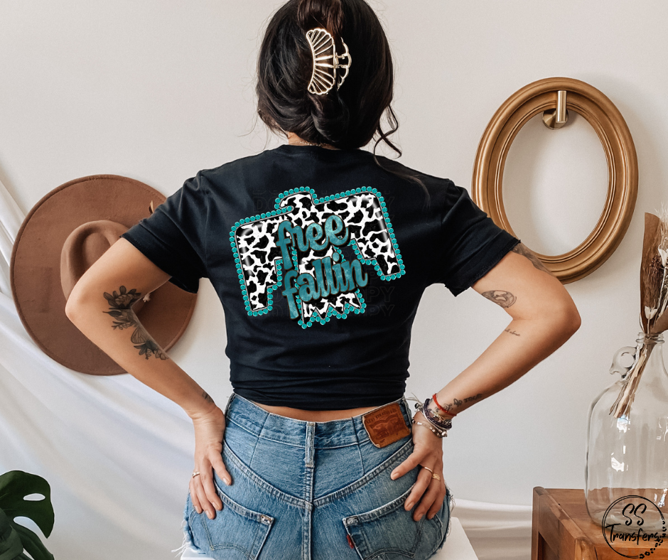 Free Fallin' DTF Transfer