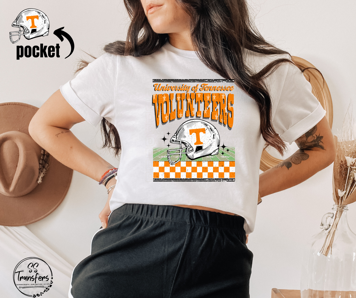 Checkered Vols (Pocket Included) DTF Transfer