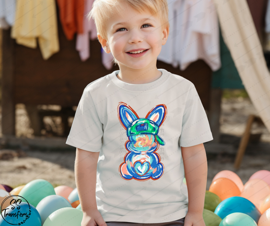 Watercolor Bunnies (Multiple Colors) DTF Transfer